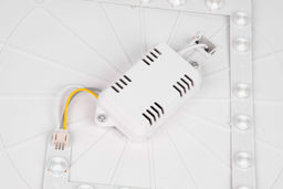 ULI-Q109 55W/3000K+4000K+6500K/R45 WHITE Светильник светодиодный накладной. Теплый свет(3000K)+Белый свет(4000K)+Дневной свет(6500K). Диаметр 450мм. IP40. Корпус белый. ТМ Volpe