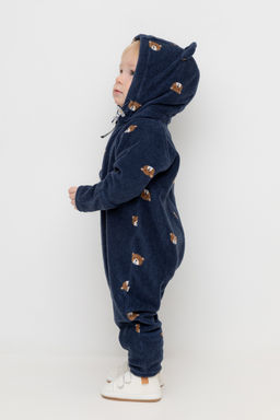 Комбинезон Crockid ФЛ 60008/н/2 ГР флис синий  фото 3