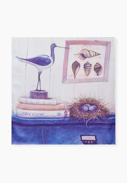 шейный платок из ткани сатинового переплетения