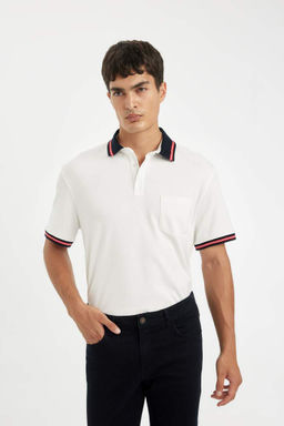 New Regular Fit K?sa Kollu Polo Tisort - Defacto фото 2