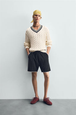 CABLE-KNIT SWEATER - Zara фото 8