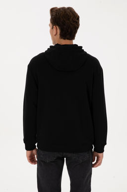 Erkek Siyah Basic Sweatshirt - U.s. polo assn фото 5