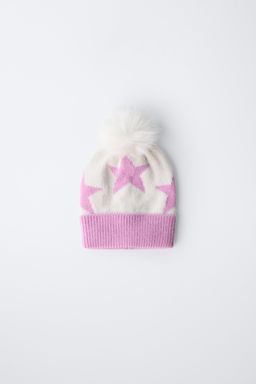 KNIT STAR POMPOM HAT SKI COLLECTION - Zara фото 2