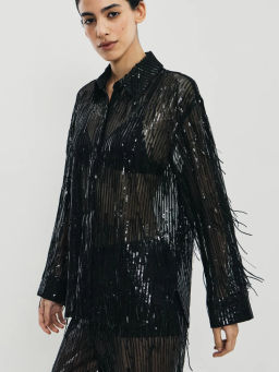 Блузка с пайетками / Zarina