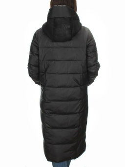 C1076 BLACK Пальто зимнее женское (200 гр. холлофайбер) - Fashion фото 5