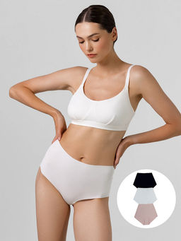 Трусы женские макси мультипак (3 шт.) в белом цвете