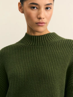 Джемпер с декоративными разрезами на рукавах / Zarina  фото 6