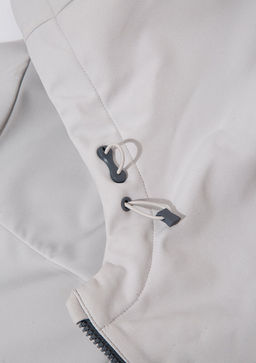 Kapusonlu Gri Ceket - Mavi фото 11