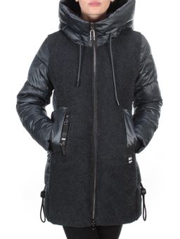 D6816 DARK GREEN Куртка зимняя женская KARERSITER (200 гр. холлофайбера) - Fashion фото 2