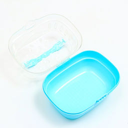 Переноска для грызунов Пижон, 23 х 16 х 15 см, синяя  фото 5