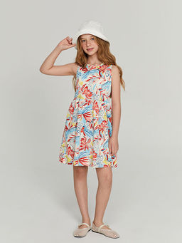 Bisiklet Yaka K?z ?ocuk Elbise