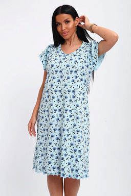 Сорочка женская (01064 синий) - Плиона фото 53