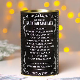 Копилка - банка новогодняя «Капитал магната», XXL, 20×12.5 см