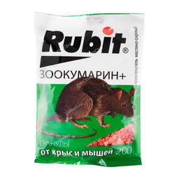 Гранулы Зоокумарин+ (сыр) 200 г (35 шт)