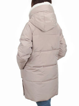 Y23-868 BEIGE Куртка зимняя женская (тинсулейт) - Фабричный китай фото 4