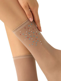 (SiSi) GLAM (нос.жен.эффект тюля с принтом стразы)  фото 7