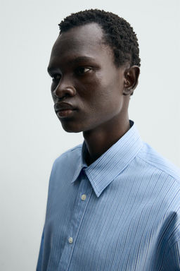 RELAXED FIT STRIPED SHIRT - Zara фото 5