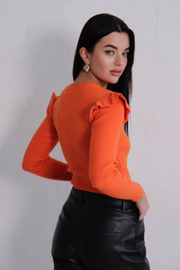 10207 Лонгслив с крылышками оранжевый - Martichelli фото 4