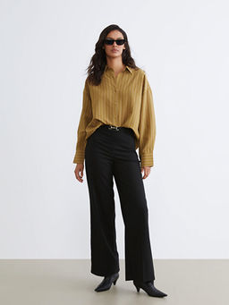 Dar Fit Geni? Pa?a Kad?n Pantolon