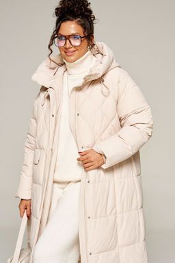 Пальто Beautiful Free 8016 молочный