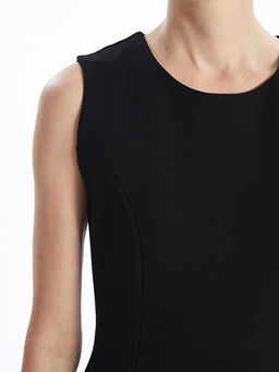 Bisiklet Yaka Elbise