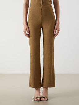 Beli Lastikli Dokulu Kad?n Pantolon