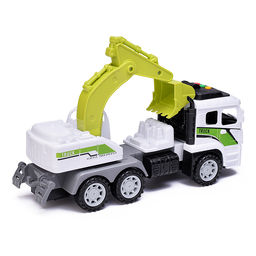 Машина "Грузовик экскаватор" в коробке