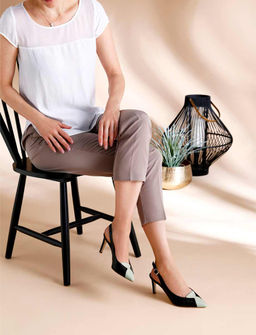 Туфли, черно-бежевые - Heine фото 7