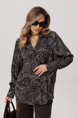 Рубашка ANELLI 1668 круги на воде фото 3