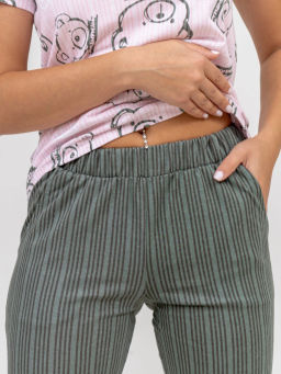 Костюм женский , цвет розовый хаки