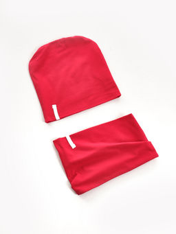 Комплект (шапка+снуд) UD 3017 коралловый - Mini maxi фото 7