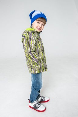 Куртка-ветровка для мальчика, SAMMY 014 Салатовый - Caimano фото 4