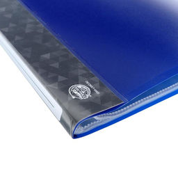 Папка с 30 вкладышами А4, 500 мкм, Calligrata, карман на корешке, черничная  фото 4