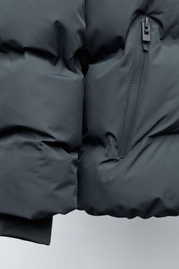 ABRIGO ACOLCHADO ETIQUETA WATER REPELLENT / Gris - Zara фото 6