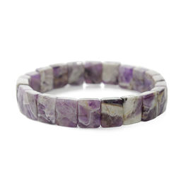Браслет Квадро аметист (Бразилия), квадратные граненые бусины 13мм - Agat77 фото 3