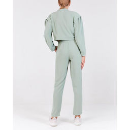 Брюки женские чиносы MINAKU: Green trend, зелёные, размер 42