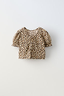ANIMAL PRINT CREPE CO-ORD - Zara фото 4