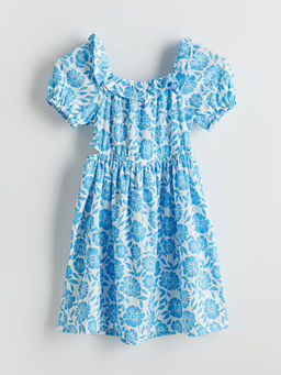 ?i?ekli K?z ?ocuk Elbise