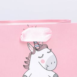 Цена за 12 шт. Пакет подарочный, упаковка, «Любовь единорога», 14 х 11 х 6,5 см