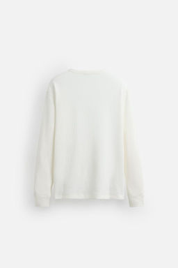 BUTTON-NECK T-SHIRT - Zara фото 8