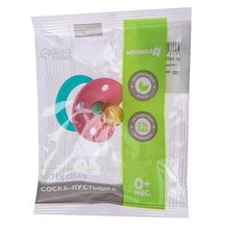 Соска - пустышка латексная ортодонтическая Крошка Я «Нежность», от 0 мес., МИКС