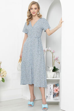 Платье Римские каникулы (голубое) П5605 - Lt collection фото 15