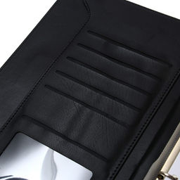 Органайзер на кольцах А5, 140 листов, в клетку, с ручкой, сканером пальца, зарядкой в подарочной коробке, обложка ПВХ, чёрный - Simaland фото 5