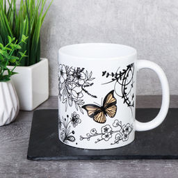 Кружка Бабочки/ 1124-1 /уп 48/ - Галеонтрейд фото 2