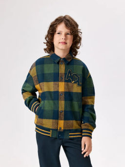 ACOOLA / Куртка детская для мальчиков Kepler синяя клетка