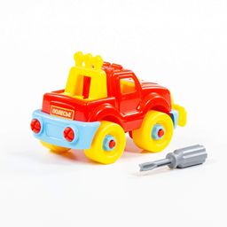 Конструктор-транспорт Джип (22 элемента) (в пакете) - Полесье фото 3