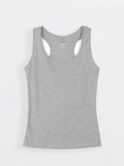 CONTE Майка BASIC LM 646 серый меланж