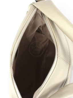 Сумка женская натуральная кожа GU 2033-6615, 1отд+карм/перег, плечевой ремень, св. бежевый SALE 259867 - Adelia фото 3