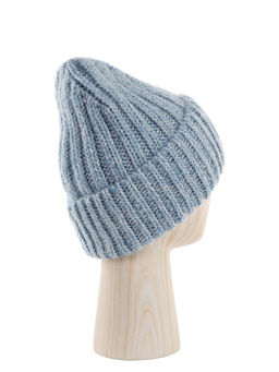 Шапка жен. мох+шерсть+виск+люр LB-BR55034 white/l.blue - Labbra фото 2