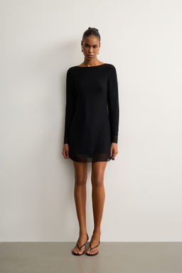 Платье мини из трикотажа - Mollis фото 2